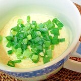 簡単ヘルシー☆茶碗蒸し風な豆腐だし卵☆マグカップで